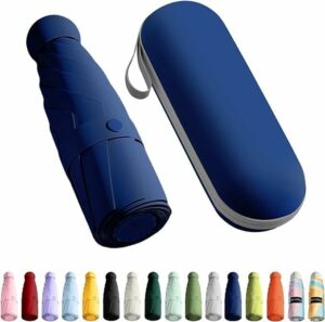 Mini Folding Windproof UV Umbrella - Compact & Stylish
