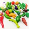 30-Piece Terracotta Vegetable Set for Kids - Multicolour
