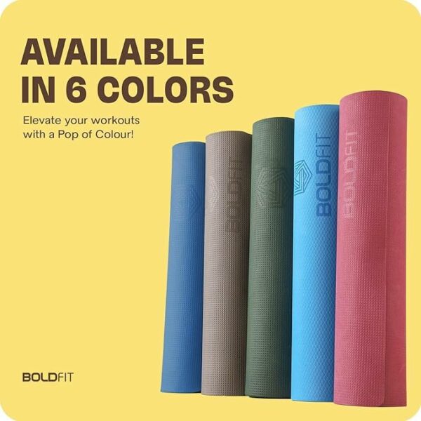 Durable Anti-Slip Yoga Mat for Home Workout - 4mm Thick - Image 5