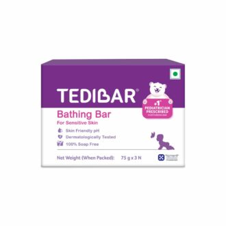 Gentle Baby Bathing Bar - pH 5.5, 75gm, Pack of 3
