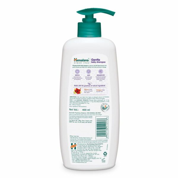 Gentle Baby Shampoo 400 ml - Softens & Nourishes Hair - Image 2
