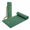 Extra Thick 8MM TPE Yoga Mat with Strap - Non-Slip & Durable