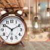 Retro Twin Bell Alarm Clock with Night Backlight ? Loud Alarm for Heavy Sleepers