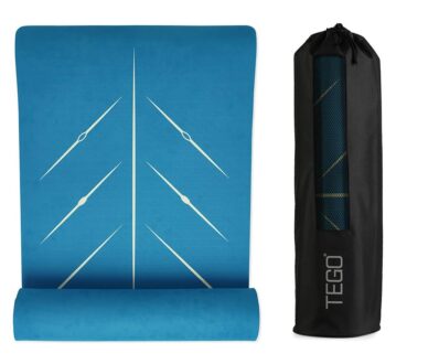 Extra Large 8mm Thick Yoga Mat with GuideAlign - 72x26 Inch