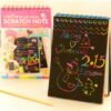 Scratch Notepad Pack of 3 - Colorful Art for Kids