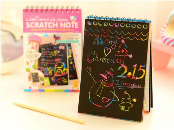 Scratch Notepad Pack of 3 - Colorful Art for Kids - Image 5