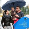 3 Fold Windproof Travel Umbrella with Auto Open/Close