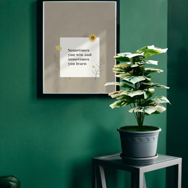 30" Artificial Green Monstera Plant for Home & Garden Decor - Image 3