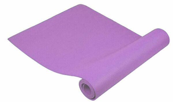 Eco-Friendly Non-Slip Yoga Mat for Home Workout - 4mm, Purple - Image 5