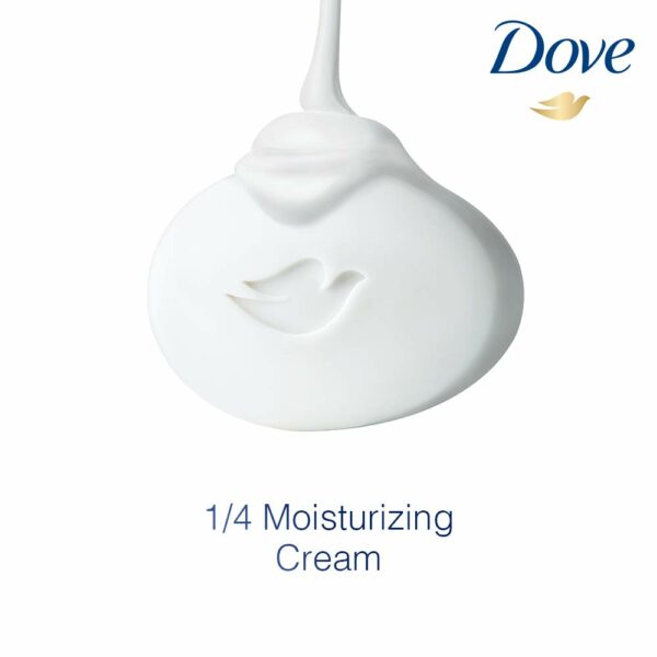 Dove Cream Beauty Bathing Bar Pack of 5 - 125g Each for 24 Hour Nourished Skin - Image 4