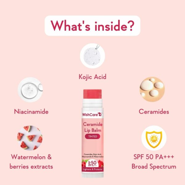 Tinted Lip Balm with SPF 50 - Brightening & Hydrating 5g - Image 5