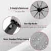 Windproof Automatic Travel Umbrella - Large 42-Inch Canopy