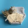 Natural Sun Dried Bath Loofah Scrubber - Eco-Friendly Pack of 3