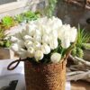 5 Pcs Artificial Tulip Flowers for Home Decoration - White