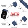 Compact Windproof Travel Umbrella - Automatic & Stylish