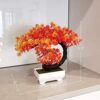 Artificial Bonsai Tree Desk Decor for Home or Office