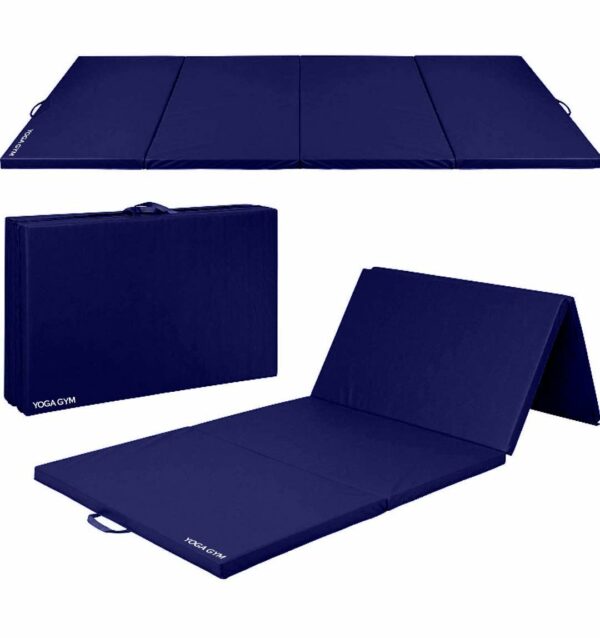 Foldable High-Density Foam Gymnastics & Yoga Mat, 22mm Thick