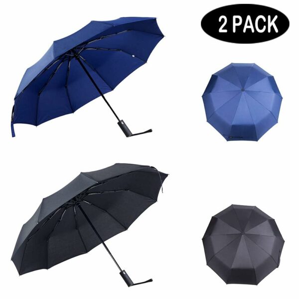 UV Protection Automatic Open Close Windproof Umbrella for All - Image 2