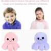 Mini Reversible Octopus Plush Toy for Kids - 12cm