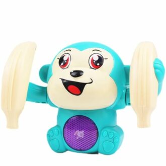 Dancing Monkey Musical Toy for Kids with Voice Control and Lights