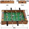 Foosball Table - Compact Indoor Game for Kids & Adults