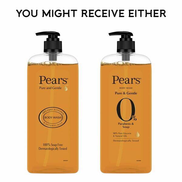 Pears Pure & Gentle Shower Gel 750ml - Soap & Paraben Free - Image 2