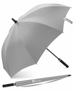60 Inch Windproof Golf Umbrella for 2-3 People - Waterproof & UV Protection