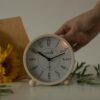 Silent Analog Alarm Clock with Night Light - 5 Colors