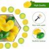 Set of 15 Artificial Lemons & Slices - Realistic Decor