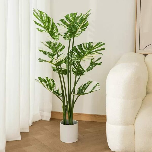 Natural Looking Artificial Monstera Plant 120 CM for Indoor/Outdoor Decor - Image 6