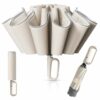 Large 50'' Windproof Folding Umbrella with Reflective Strap