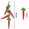 Chilli Pepper Hanging Planters - Set of 2, 60 CM