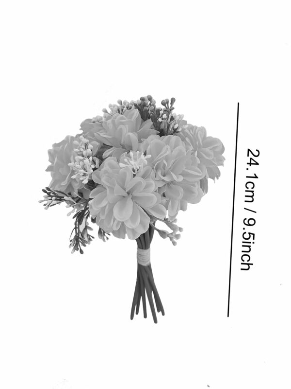 Set of 2 Multi-Color Artificial Hydrangea Flowers - 24.1 cm - Image 4