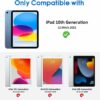 Tempered Glass Screen Protector for iPad 10th/11th Gen