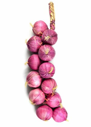 Lifelike Purple Onion Strings Garland for Home Decoration