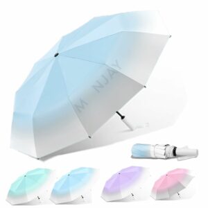 Windproof Travel Umbrella - Auto Open Close, Compact & Durable