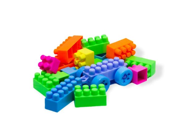 Educational Building Blocks for Kids - 110 Pcs Multicolor Set - Image 5