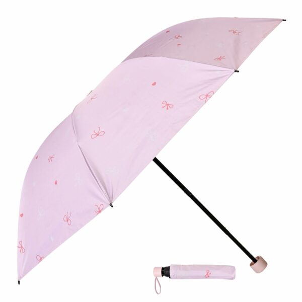 Compact 3-Fold Manual Open Umbrella - UV & Rain Protection