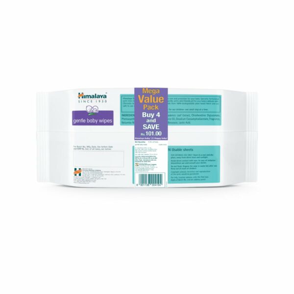 Gentle Baby Wipes Mega Pack - 288 Wipes for Travel - Image 2