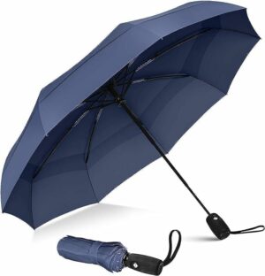 UV Protection Automatic Open Close Umbrella - Windproof & Waterproof