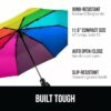 Windproof Automatic Travel Umbrella - Large 42 Inch Canopy
