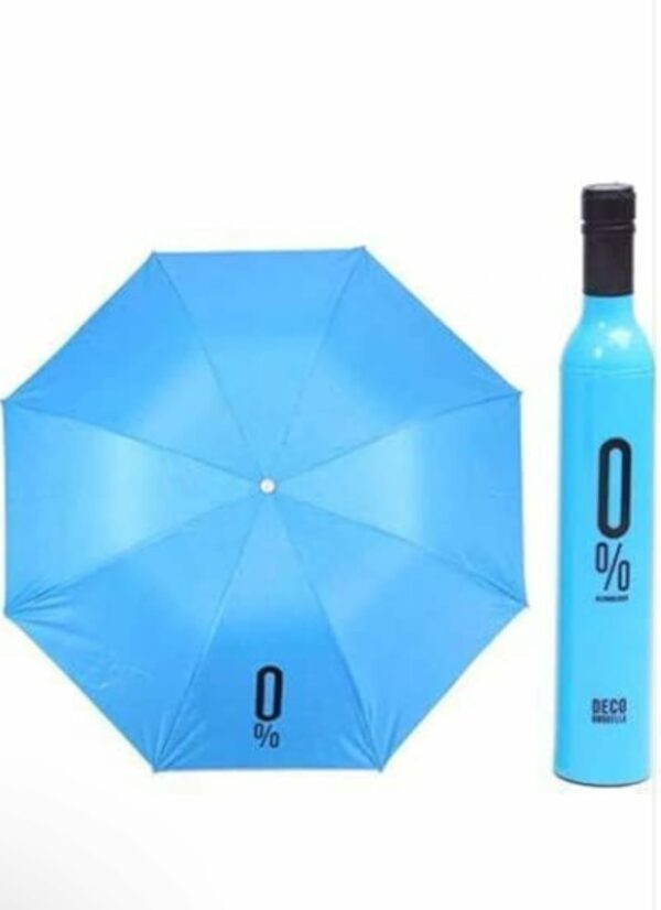 Windproof Portable Mini Umbrella with Bottle Cover for UV & Rain Protection - Image 4