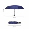 3-Fold Travel Umbrella - Auto Open/Close, UV Protection, Large Canopy