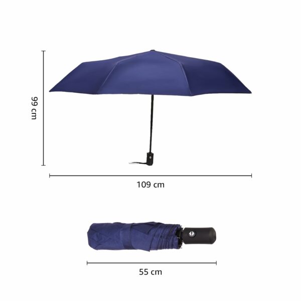 3-Fold Travel Umbrella - Auto Open/Close, UV Protection, Large Canopy - Image 6