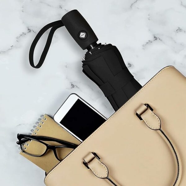 Compact 3-Fold Travel Umbrella with Auto Open & Close - Image 5