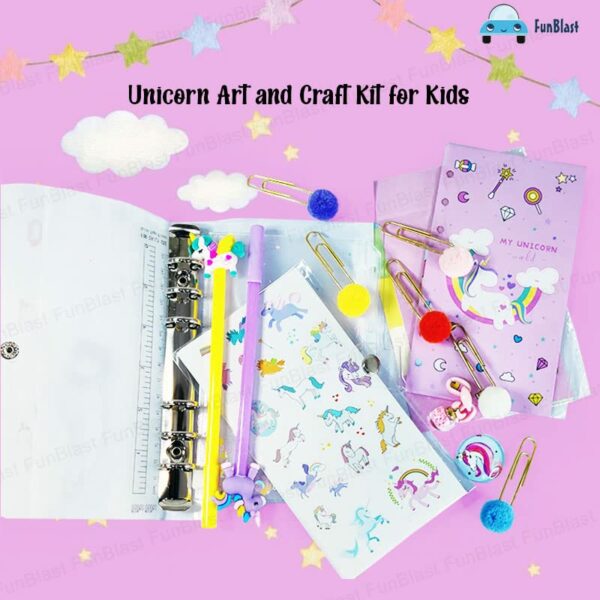 DIY Unicorn Diary for Girls - 13 in 1 Craft Kit, 40 Pages - Image 6