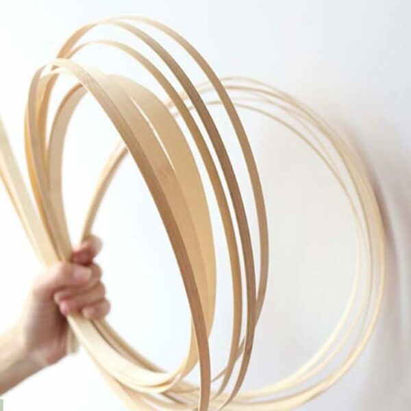 Natural Bamboo Strips for DIY Craft and Decoration (8mm x 20m) - Image 3