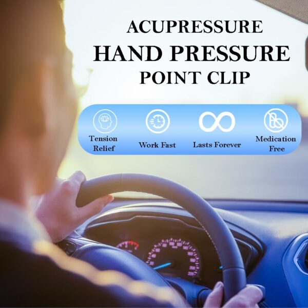 Sugar Control Acupressure Clip for Headache Relief (Pack of 2) - Image 3
