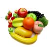12 Multi-Color Artificial Fruits - Perfect for Home Decor