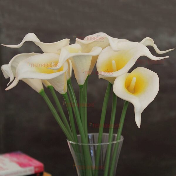 10 Pcs Artificial Calla Lily Flowers Bunch for Home Decor - Image 4